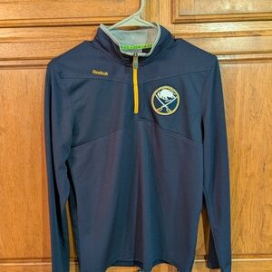 Reebok Navy Pullover Buffalo Sabres